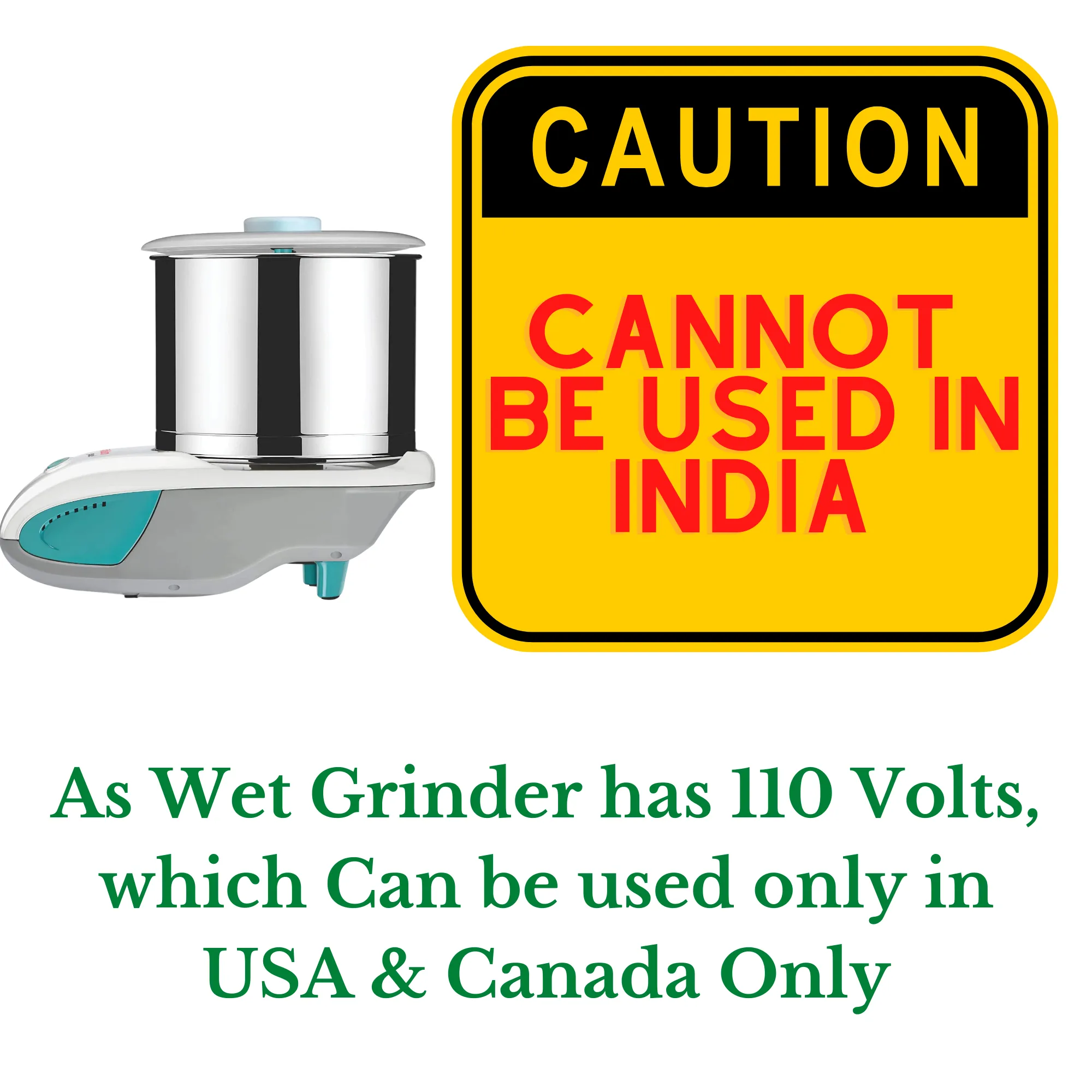 Vidiem Jewel Wet Grinder 110Volts for use in USA & CAnada Only