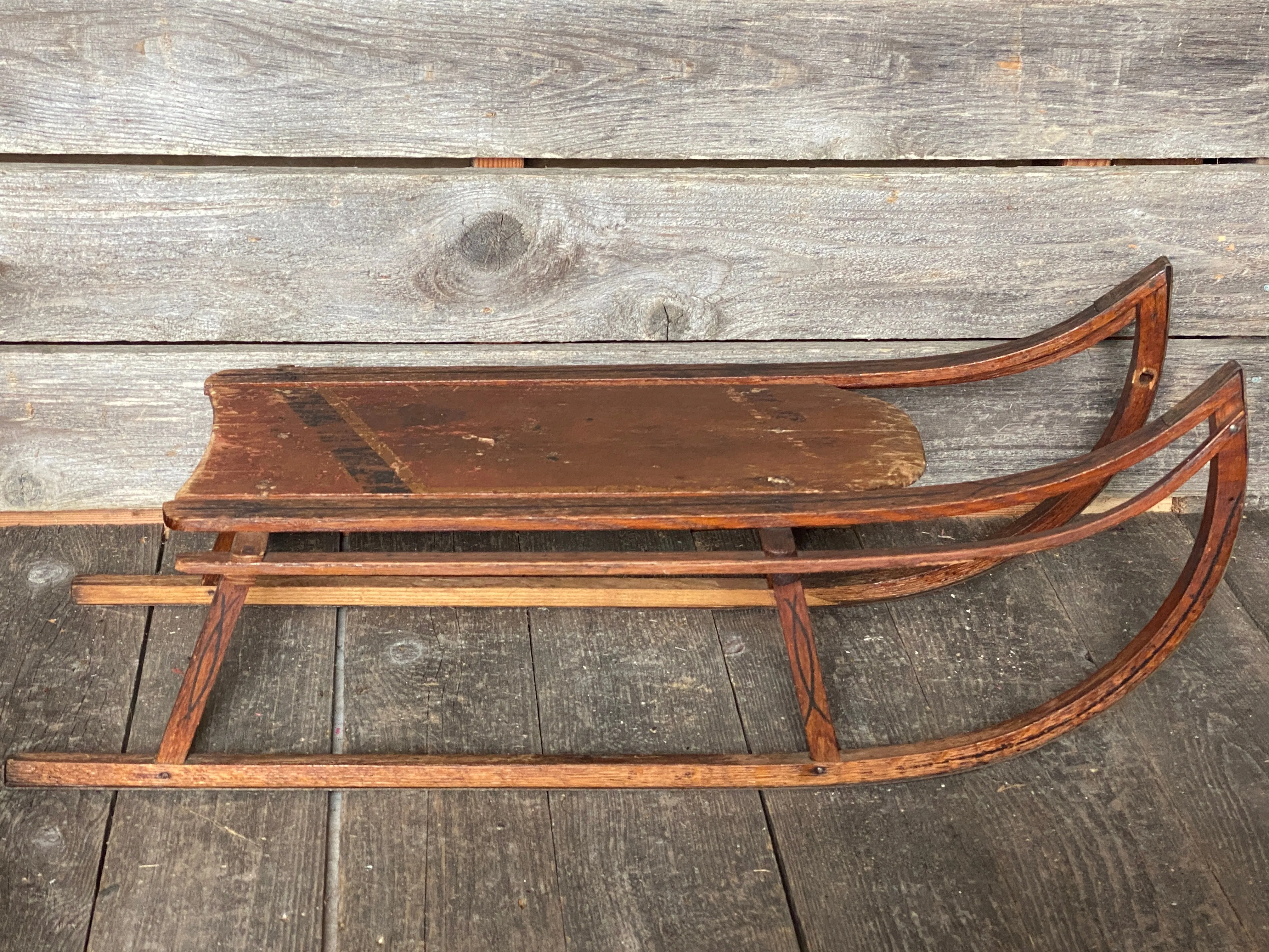 Vintage Childs Snow Sled