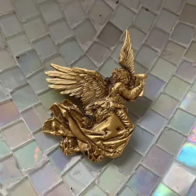 Vintage MFA Gold Plate Angel Pin