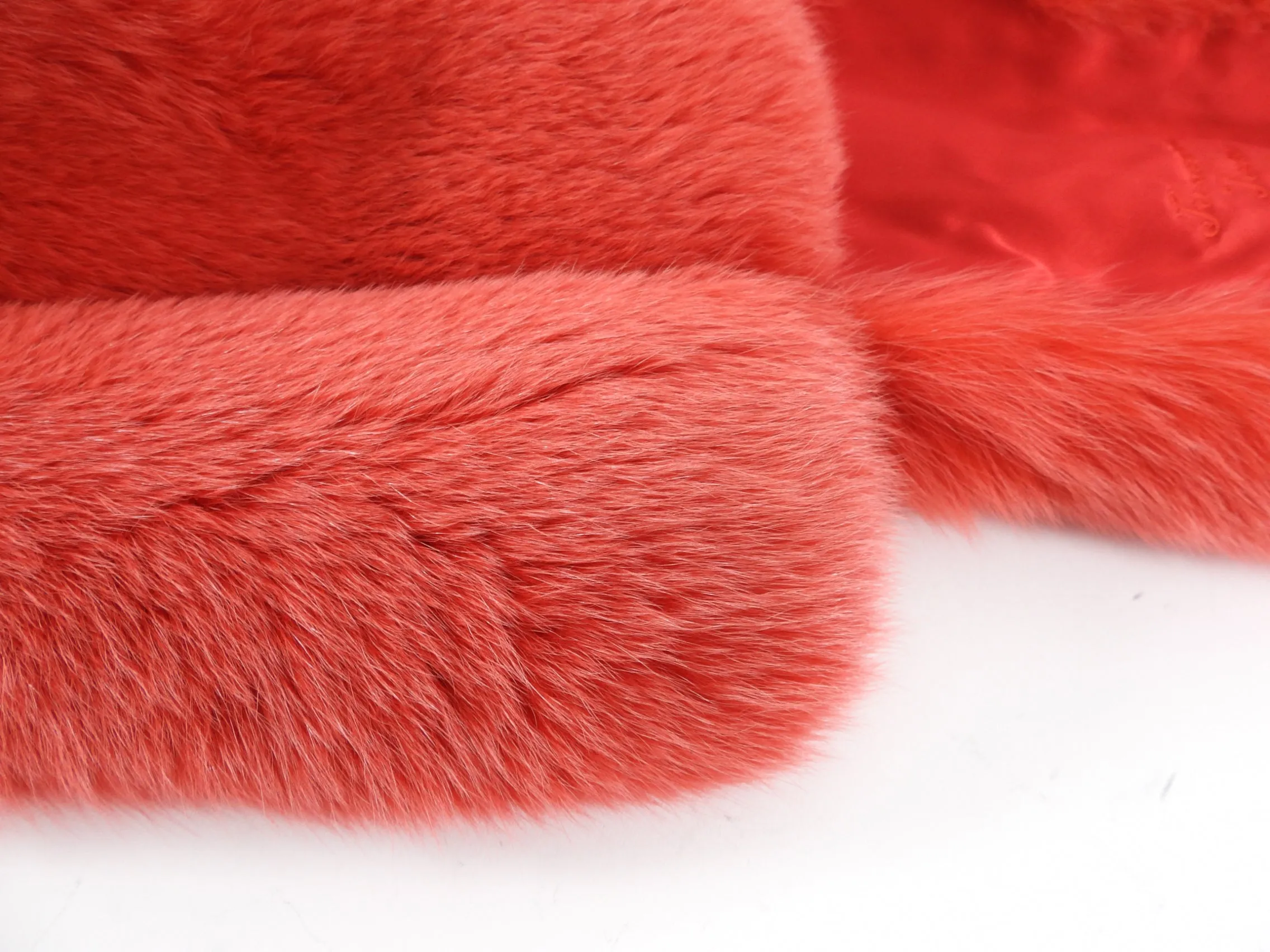 Vintage Red Fox Fur Stole Scarf