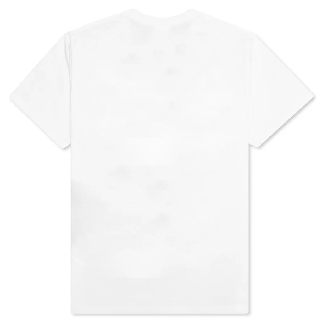 Woodland Camo College Tee  - White